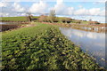 SO8732 : Flood bank near Lower Lode by Philip Halling