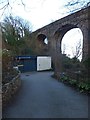 Railway viaduct and gig racing club, Carbis Bay