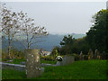 SX1255 : View from the churchyard. Golant by Chris Gunns