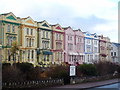 Colourful hotels on Paignton seafront