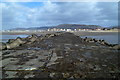 Along a breakwater towards Aberavon