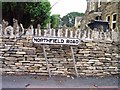 Old sign for Northfield Road Tetbury