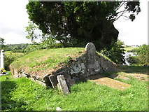 H6505 : Burial vault at the old Catholic burial ground at Knockbride by Eric Jones