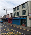 Shops at the SE end of Oxford Street, Mountain Ash