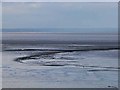 NY2365 : Creek on the tidal flats of the Solway Firth by Oliver Dixon