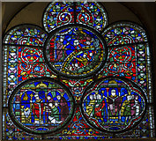 TR1557 : St Dunstan Window (Nt.XI), Canterbury Cathedral by Julian P Guffogg
