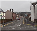 West along Collins Terrace, Treforest