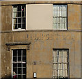 Ghost sign, Cleveland Place East, Bath