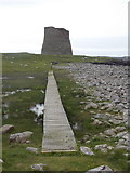 HU4523 : Mousa: boardwalk to the broch by Chris Downer