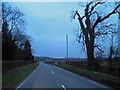 Scawby Road near Broughton Vale Farm