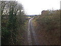 TM2647 : Railway Lines looking towards Martlesham by Geographer