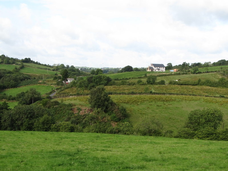 View west across the Maudabawn Valley in... © Eric Jones :: Geograph ...