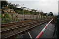 Former level crossing at Glan-y-Mor Road