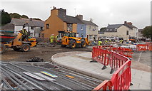 SM9801 : Work on a new layout in the town centre, Pembroke by Jaggery