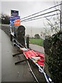 Closed footpath, Dawlish