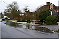 Stream overflowing outside the Boot Inn