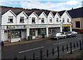 Row of white shops, Penrhiwceiber