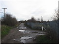 Entrance to allotments, Oldfield Lane