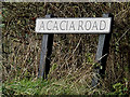 Acacia Road sign