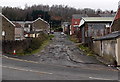 Uneven road surface in Penrhiwceiber