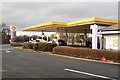 SD5415 : Fuel Forecourt, Charnock Richard Services (Southbound) by David Dixon