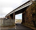 Siloh Road under a viaduct, Landore, Swansea