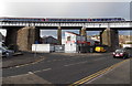SS6695 : First Great Western train crosses Landore Viaduct, Swansea by Jaggery