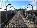 NZ0949 : Anti-suicide barriers on Hownsgill Viaduct by Oliver Dixon