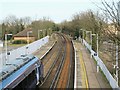 The northern end of Broadstairs station