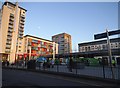 Old and new blocks on Wembley High Road