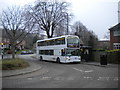SK5841 : Double decker in Kildare Road turning circle, St Ann's by Richard Vince