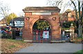 Gheluvelt Park - main gate, Barbourne Road, Worcester