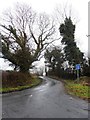 SD5316 : The junction of Red Lane and Back Lane by Anthony Parkes