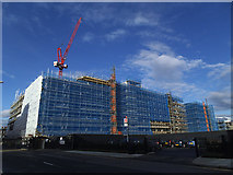 TQ3978 : Greenwich Square, construction nearly complete by Stephen Craven