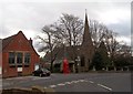 Church and Village Hall in Quarndon