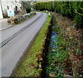 Well Lane drainage channel, Llanvair Discoed