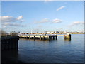 Jetty on the River Thames, Greenwich Peninsula