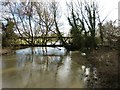 Pipe bridge of the River Thame