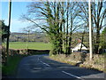 Bend in the road at Mayfield, near The Hendre