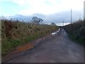 Access road to Billhole Farm