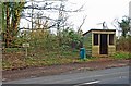 Bus shelter by the B4196 road, near Astley, Worcs