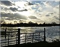 Flooded farmland next to Ickford Bridge