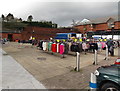 ST1797 : Outdoor market in Blackwood by Jaggery