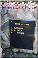 The war memorial, Easington