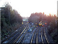 Track maintenance at Charlton Junction