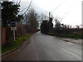 Thurleston Lane at Thurleston Residential Home (looking towards Whitton)