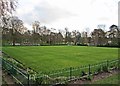 Croquet lawn at Mary Stevens Park, Stourbridge