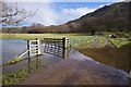 Flooded field by Ullswater