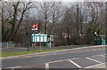 Entrance to Fernhill railway station