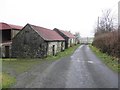 Ruined farm buildings, Movarran